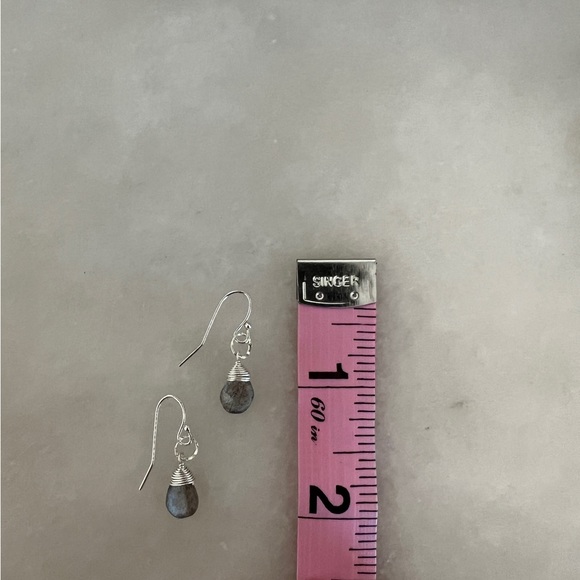 NWOT Sundance Sterling Silver Labadorite Earrings - Picture 5 of 5